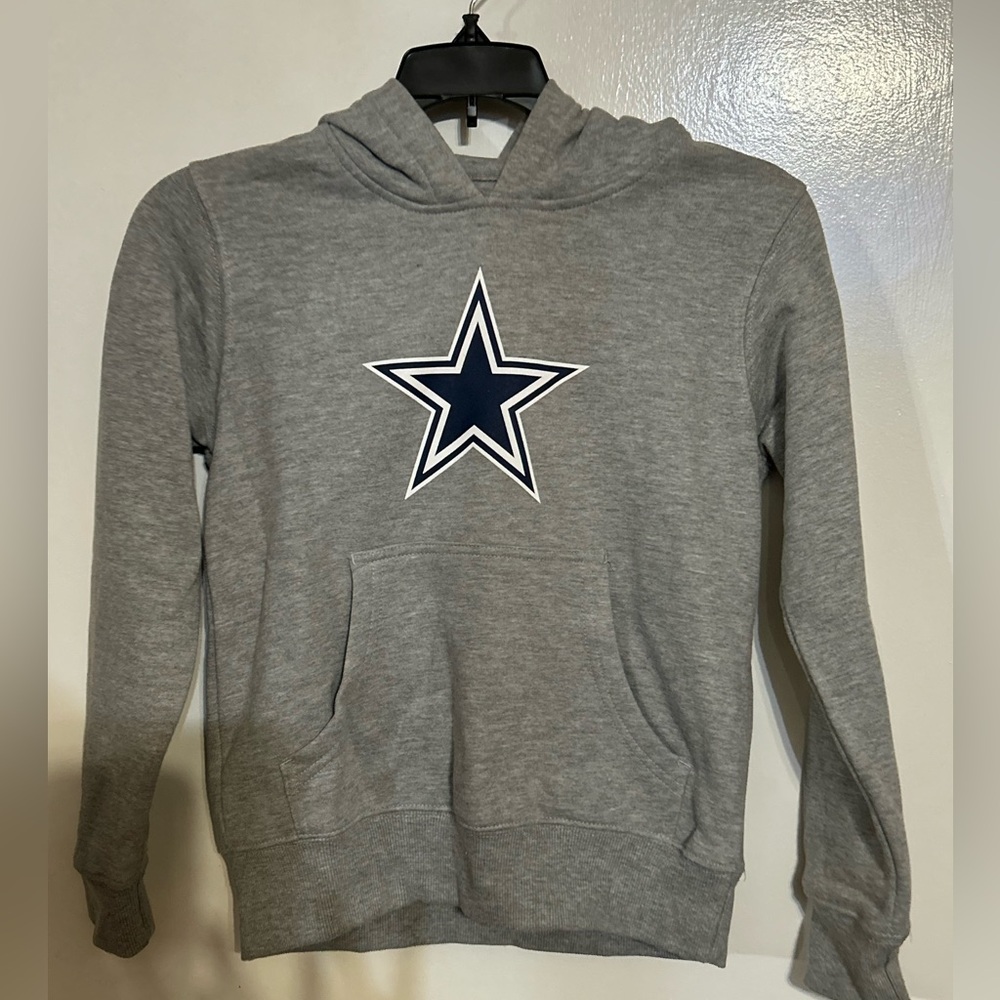 Boys Size Youth 7 Dallas Cowboys Authentic Hoodie
